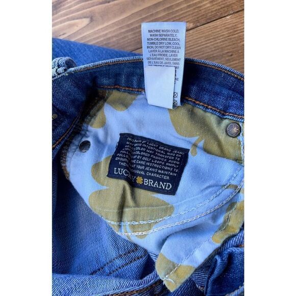 lucky Brand Sweet’n Straight Jeans Women’s sz 0/25 low rise stretch y2k retro - Picture 12 of 12